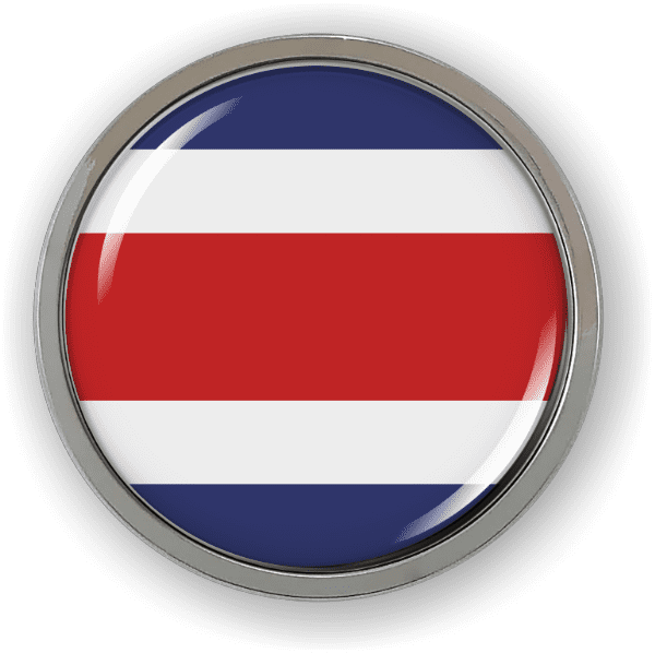 Costa Rica - Flag - Country Emblem